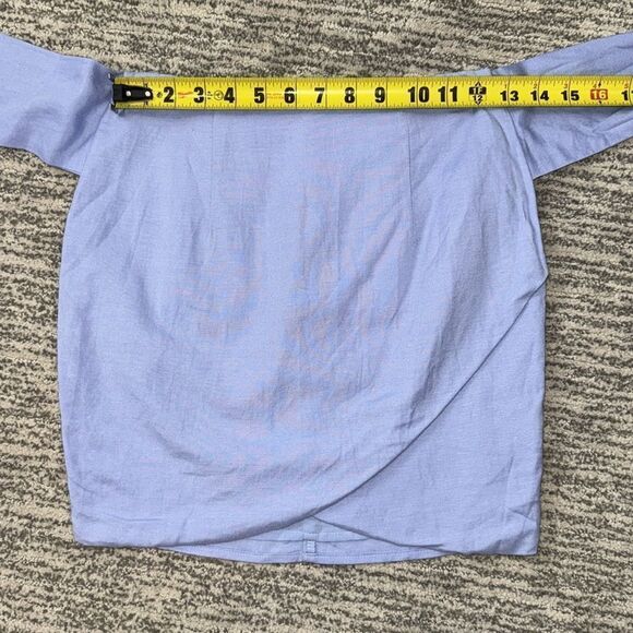 NWT Superdown Milah Wrap Skirt Set in Light Blue | REVOLVE XS - Picture 6 of 12